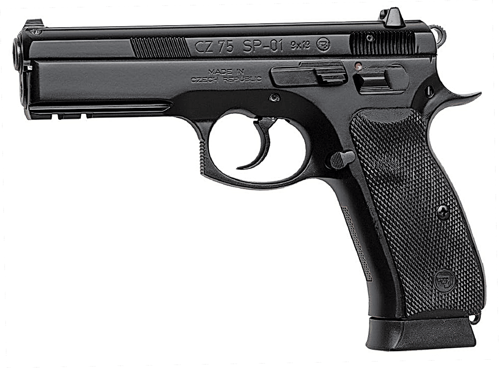 CZ 75 SP-01 9mm 4.6″ Barrel 18-Rounds Night Sights – 9mm