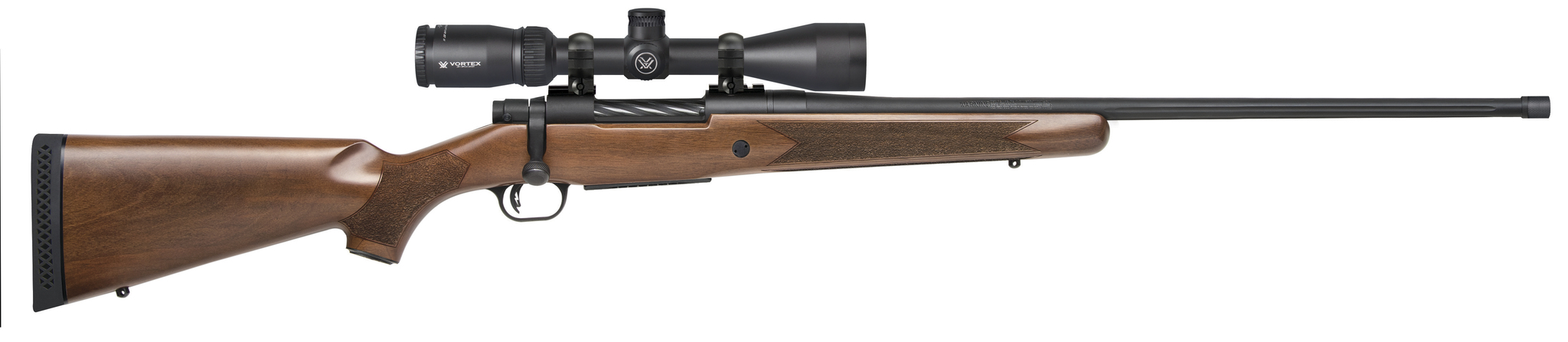 Mossberg Patriot .300 Win Mag 24″ Walnut w/ Vortex Scope
