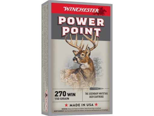 Winchester Power Point 270 Winchester Ammo 150 Grain Jacketed Soft Point 200rounds For Sale for sale