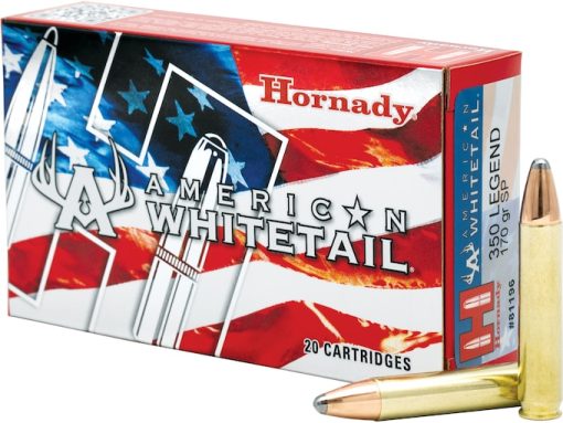 Shop Hornady American Whitetail 350 Legend Ammo 170 Grain Hornady Interlock Jacketed Soft Point 300rounds for sale