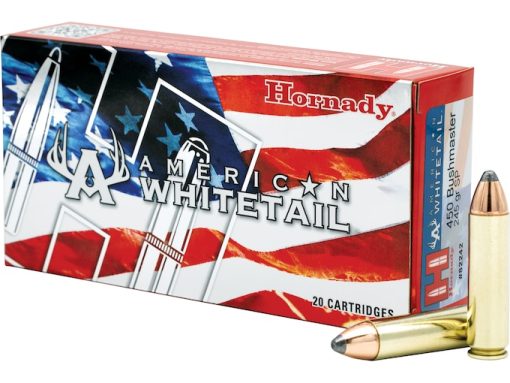 Hornady American Whitetail 450 Bushmaster Ammo 245 Grain Hornady Interlock Jacketed Soft Point 500round Direct