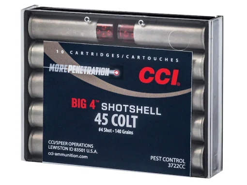 CCI Big 4 Shotshell 45 Colt (Long Colt) Ammo 140 Grain Lead Shot 200 rounds for sale