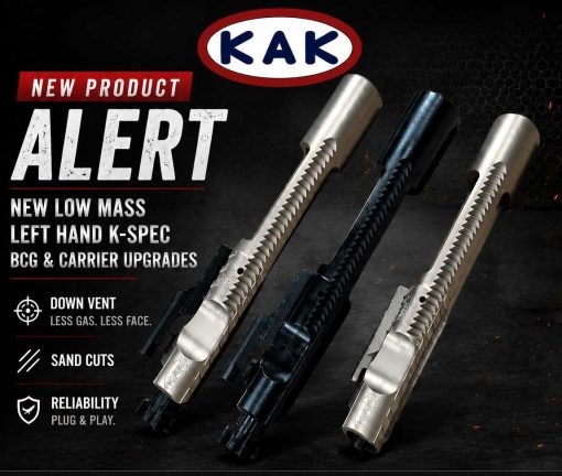 KAK Industry Left Hand K-SPEC Bolt Carrier Groups